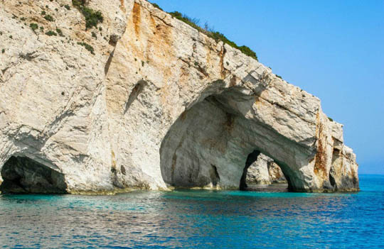 blue caves zante